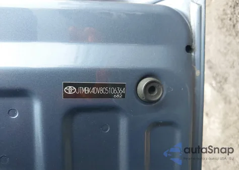 2012 Toyota Rav4 Base V6 из США, поврежденный, VIN JTMBK4DV8C5106364